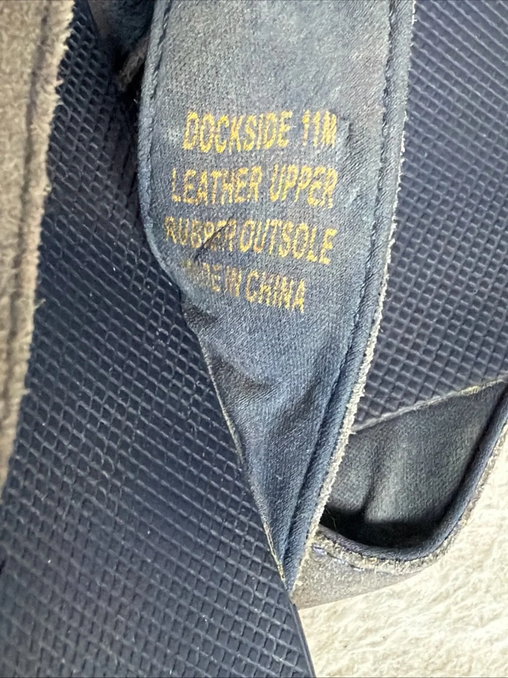 johnnie-O Gray Suede Strap Flip Flops with Navy Footbed